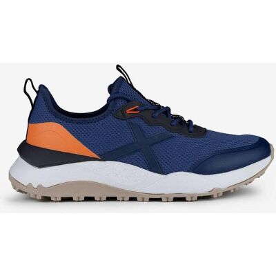 Chaussures Munich Doro 12 bleu marine orange blanc - 45 - Publicité Chaussures Munich Doro 12 bleu marine orange blanc - 45 - Publicité