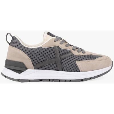 Baskets Munich Versatile beige gris foncé - 44 - Publicité Baskets Munich Versatile beige gris foncé - 44 - Publicité