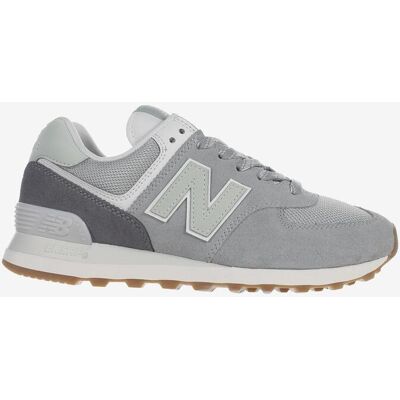 Chaussures New Balance 574 gris clair gris foncé blanc femme - 36 - Publicité Chaussures New Balance 574 gris clair gris foncé blanc femme - 36 - Publicité