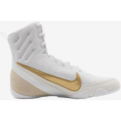Bottes de boxe Nike Machomai 3 blanc pur or - 41 - Publicité Bottes de boxe Nike Machomai 3 blanc pur or - 41 - Publicité