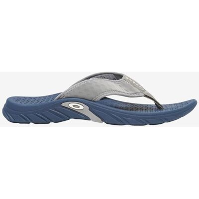 Tongs Oakley Operative Flip Flop bleu gris - 40 - Publicité Tongs Oakley Operative Flip Flop bleu gris - 40 - Publicité