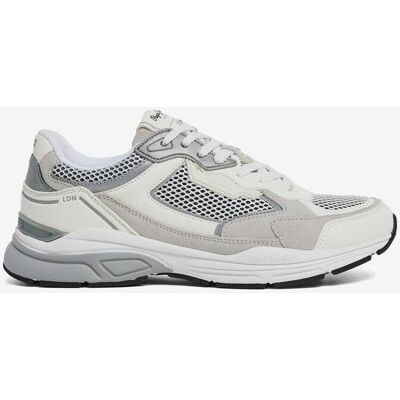 Chaussures Pepe Jeans Dave Evolution blanc gris - 45 - Publicité Chaussures Pepe Jeans Dave Evolution blanc gris - 45 - Publicité