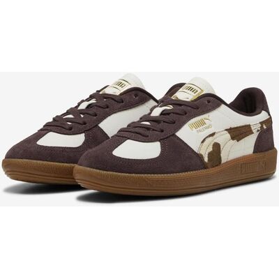 Baskets Puma Palermo Cow marron blanc femme - 38 - Publicité Baskets Puma Palermo Cow marron blanc femme - 38 - Publicité
