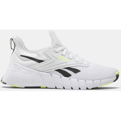 Chaussures Reebok Nano Gym blanc noir jaune femme - 37.5 - Publicité Chaussures Reebok Nano Gym blanc noir jaune femme - 37.5 - Publicité