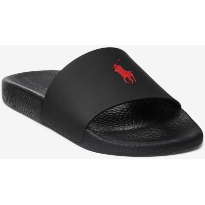 Claquettes Ralph Lauren Signature Pony noir rouge - 38 - Publicité Claquettes Ralph Lauren Signature Pony noir rouge - 38 - Publicité