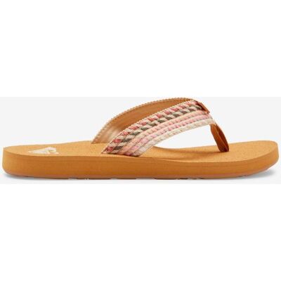 Tongs Roxy Porto Print beige rose blanc femme - 38 - Publicité Tongs Roxy Porto Print beige rose blanc femme - 38 - Publicité