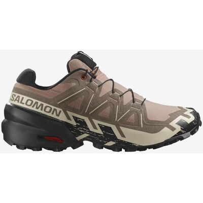 Chaussures Salomon Speedcross 6 marron clair noir - 45(1/3) - Publicité Chaussures Salomon Speedcross 6 marron clair noir - 45(1/3) - Publicité