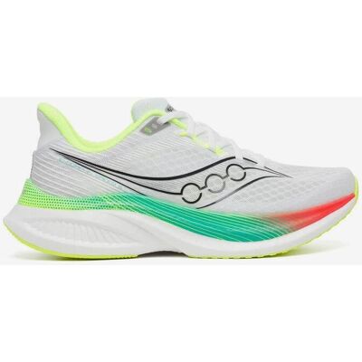 Chaussures Saucony Endorphin Speed 5 blanc multicolore - 42.5 - Publicité Chaussures Saucony Endorphin Speed 5 blanc multicolore - 42.5 - Publicité