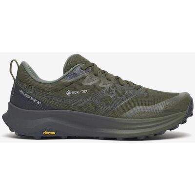 Chaussures Saucony Peregrine 16 GORE-TEX vert olive - 42 - Publicité Chaussures Saucony Peregrine 16 GORE-TEX vert olive - 42 - Publicité