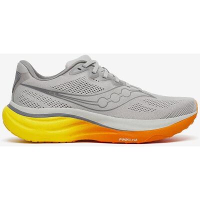 Chaussures Saucony Ride 19 gris jaune orange - 42.5 - Publicité Chaussures Saucony Ride 19 gris jaune orange - 42.5 - Publicité