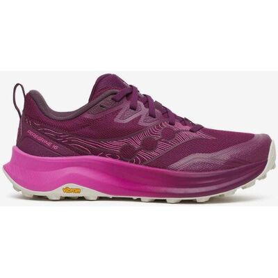Chaussures Saucony Peregrine 16 bordeaux fuchsia femme - 38 - Publicité Chaussures Saucony Peregrine 16 bordeaux fuchsia femme - 38 - Publicité