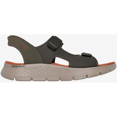 Sandales Skechers Go Walk Flex Easy Entry Slip-Ins vert gris orangé - 43 - Publicité Sandales Skechers Go Walk Flex Easy Entry Slip-Ins vert gris orangé - 43 - Publicité