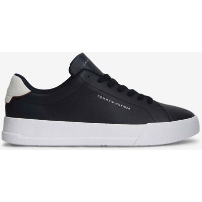 Baskets Tommy Hilfiger Court Leather Detail bleu marine - 42 - Publicité Baskets Tommy Hilfiger Court Leather Detail bleu marine - 42 - Publicité
