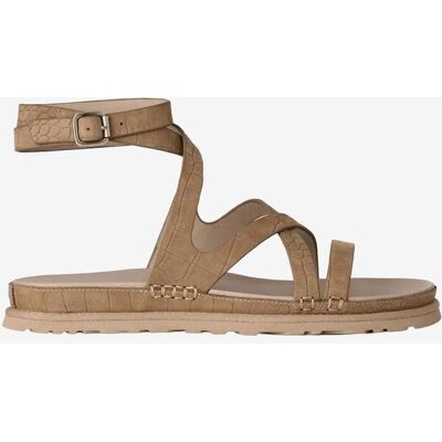 Sandales UGG GoldenGaze Embo marron femme - 37 - Publicité Sandales UGG GoldenGaze Embo marron femme - 37 - Publicité