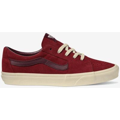 Baskets Vans SK8-Low Rouge Noir - Baskets - Publicité Baskets Vans SK8-Low Rouge Noir - Baskets - Publicité