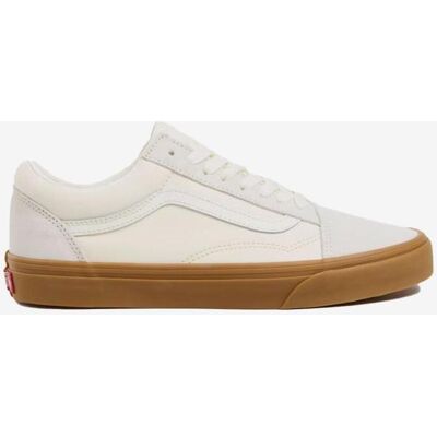 Chaussures Vans Old Skool Pig Suede blanc pur marron - 36 - Publicité Chaussures Vans Old Skool Pig Suede blanc pur marron - 36 - Publicité