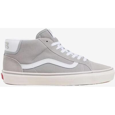 Chaussures Vans Mid Skool 37 gris blanc femme - 36 - Publicité Chaussures Vans Mid Skool 37 gris blanc femme - 36 - Publicité