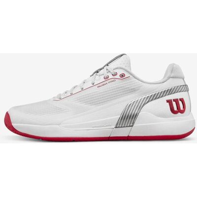 Chaussures Wilson Rush Pro 5 blanc rouge gris - 40(2/3) - Publicité Chaussures Wilson Rush Pro 5 blanc rouge gris - 40(2/3) - Publicité