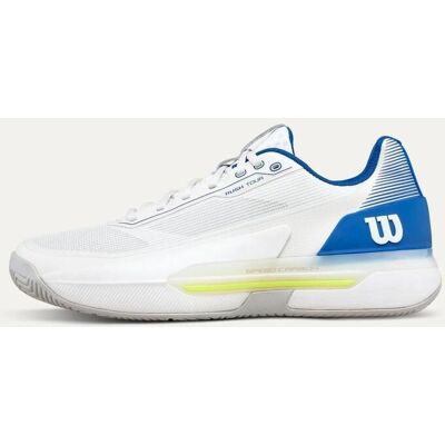 Chaussures Wilson Rush Tour 5 bleu blanc jaune - 40(2/3) - Publicité Chaussures Wilson Rush Tour 5 bleu blanc jaune - 40(2/3) - Publicité