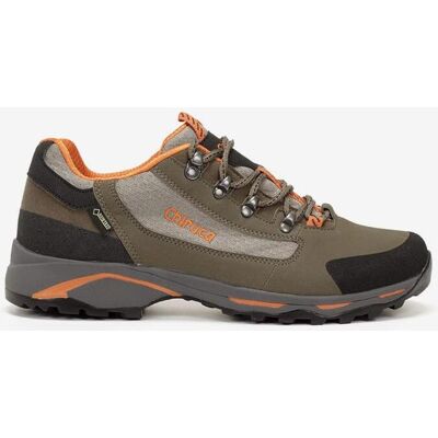 Chaussures Chiruca Santiago GORE-TEX marron noir orange - 41 - Publicité Chaussures Chiruca Santiago GORE-TEX marron noir orange - 41 - Publicité