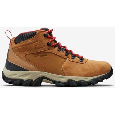 Chaussures Columbia Newton Ridge Plus II Suede Waterproof marron clair rouge - 50 - Publicité Chaussures Columbia Newton Ridge Plus II Suede Waterproof marron clair rouge - 50 - Publicité