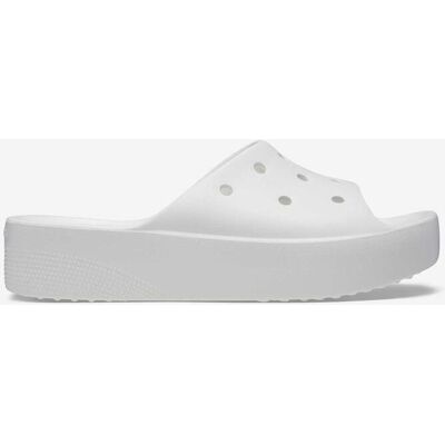 Claquettes Crocs Classic Platform Slide blanc femme - 39-40 - Publicité Claquettes Crocs Classic Platform Slide blanc femme - 39-40 - Publicité