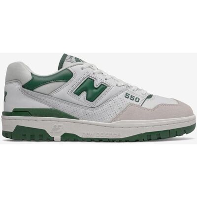 Chaussures New Balance 550 blanc gris vert - 36 - Publicité Chaussures New Balance 550 blanc gris vert - 36 - Publicité
