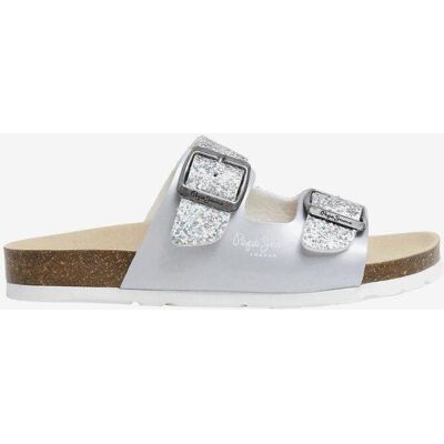 Sandales Pepe Jeans Oban Stars gris argent junior - 37 - Publicité Sandales Pepe Jeans Oban Stars gris argent junior - 37 - Publicité