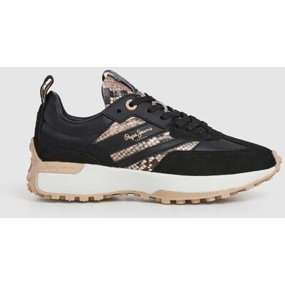 Chaussures Pepe Jeans Lucky Fenix noir marron femme - 36 - Publicité Chaussures Pepe Jeans Lucky Fenix noir marron femme - 36 - Publicité