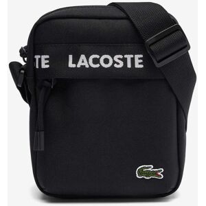 Sac bandoulière Lacoste Vertical Neocroc noir blanc - Publicité Sac bandoulière Lacoste Vertical Neocroc noir blanc - Publicité