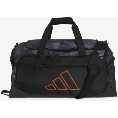 Sac de sport adidas Training Defender Graphic Duffle Medium noir gris pierre orange - Publicité Sac de sport adidas Training Defender Graphic Duffle Medium noir gris pierre orange - Publicité