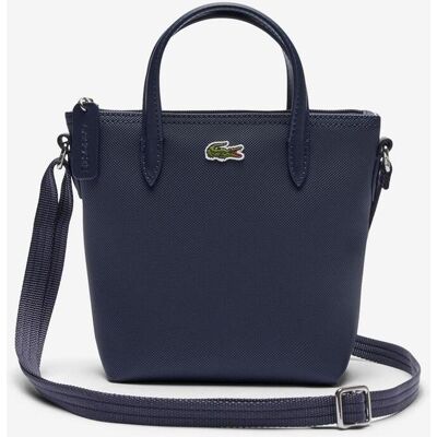 Sac à main Lacoste Tote Mini L.12.12 Concept bleu marine femme - Publicité Sac à main Lacoste Tote Mini L.12.12 Concept bleu marine femme - Publicité