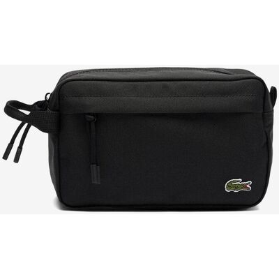 Trousse de toilette Lacoste Neocroc noir pur - Publicité Trousse de toilette Lacoste Neocroc noir pur - Publicité