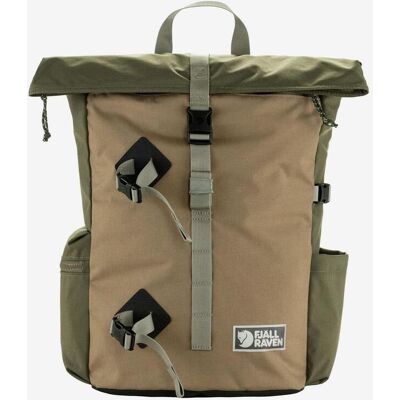 Sac à dos Fjällräven Vardag Foldsack 25L vert roseau marron beige - Publicité Sac à dos Fjällräven Vardag Foldsack 25L vert roseau marron beige - Publicité