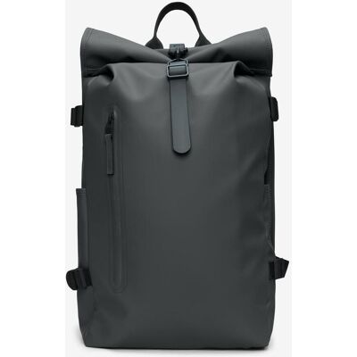 Sac à dos Rains Rolltop Rucksack Large W3 28L gris anthracite - Publicité Sac à dos Rains Rolltop Rucksack Large W3 28L gris anthracite - Publicité