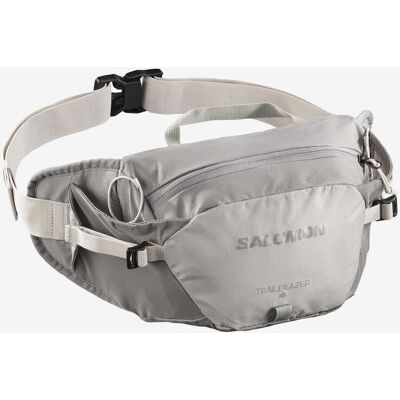 Sac banane Salomon Trailblazer gris clair - Publicité Sac banane Salomon Trailblazer gris clair - Publicité