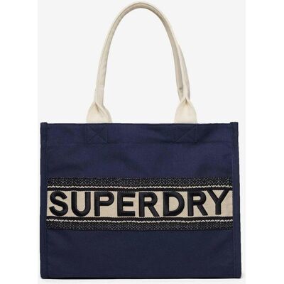 Sac Superdry Luxe Tote 18L bleu marine femme - Publicité Sac Superdry Luxe Tote 18L bleu marine femme - Publicité