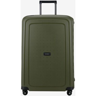 Valise Samsonite S'Cure Spinner 102L vert kaki - Publicité Valise Samsonite S'Cure Spinner 102L vert kaki - Publicité