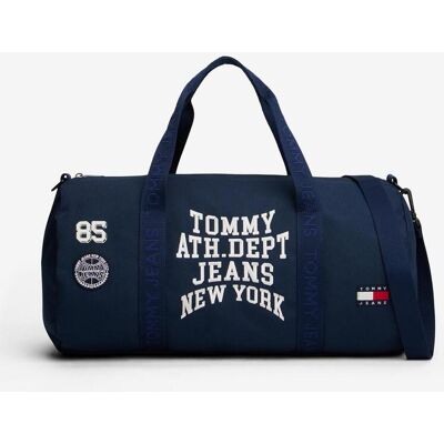 Tommy Hilfiger Sac de sport Tommy Jeans Multi Graphic bleu marine blanc - Publicité Tommy Hilfiger Sac de sport Tommy Jeans Multi Graphic bleu marine blanc - Publicité