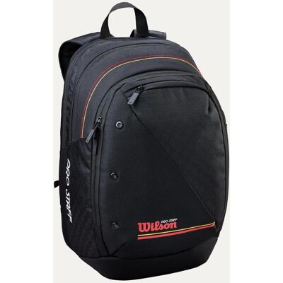 Sac à dos Wilson Pro Staff noir rouge jaune - Publicité Sac à dos Wilson Pro Staff noir rouge jaune - Publicité