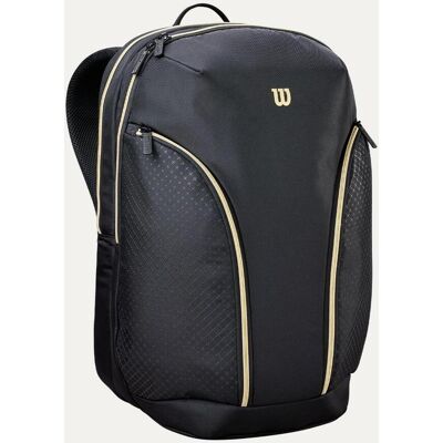 Sac à dos Wilson Defy V1 Padel noir doré - Publicité Sac à dos Wilson Defy V1 Padel noir doré - Publicité