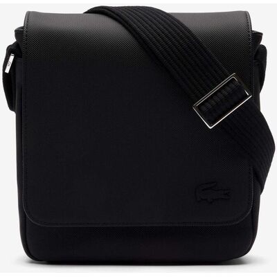 Sac bandoulière Lacoste Flap Crossover noir - Publicité Sac bandoulière Lacoste Flap Crossover noir - Publicité