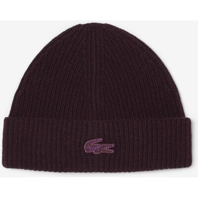 Bonnet Lacoste Metallic Crocodile bordeaux pourpre - Publicité Bonnet Lacoste Metallic Crocodile bordeaux pourpre - Publicité