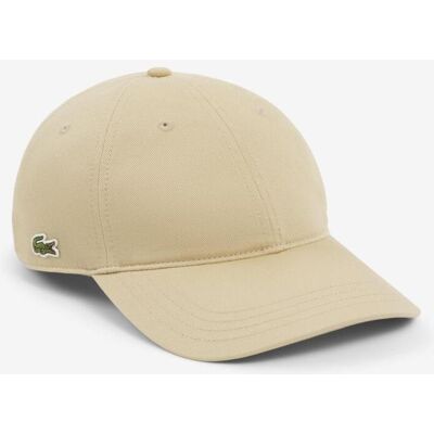 Casquette Lacoste Classic Logo beige clair - Publicité Casquette Lacoste Classic Logo beige clair - Publicité