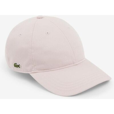 Casquette Lacoste Classic Logo rose clair - Publicité Casquette Lacoste Classic Logo rose clair - Publicité