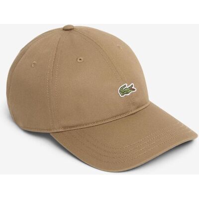 Casquette Lacoste Crocodile Small beige - Publicité Casquette Lacoste Crocodile Small beige - Publicité