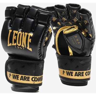 Gants MMA Leone 1947 DNA - Noir et Doré - Publicité Gants MMA Leone 1947 DNA - Noir et Doré - Publicité
