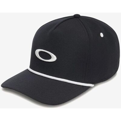 Casquette Oakley Ellipse Rope noir pur blanc - Publicité Casquette Oakley Ellipse Rope noir pur blanc - Publicité