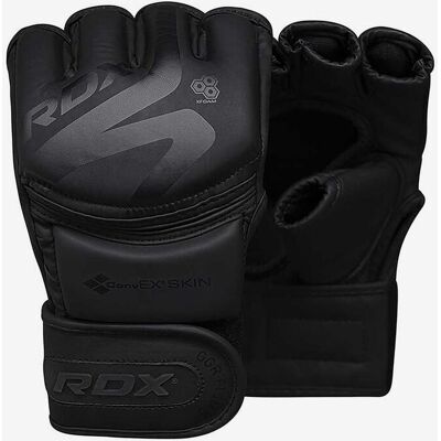Gants de Boxe MMA RDX F15 Noirs - Diffusion d'Impact, Paume en D, Absorption d'humidité - Publicité Gants de Boxe MMA RDX F15 Noirs - Diffusion d'Impact, Paume en D, Absorption d'humidité - Publicité