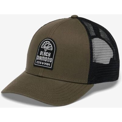 Casquette Black Diamond BD Trucker vert olive noir - Publicité Casquette Black Diamond BD Trucker vert olive noir - Publicité